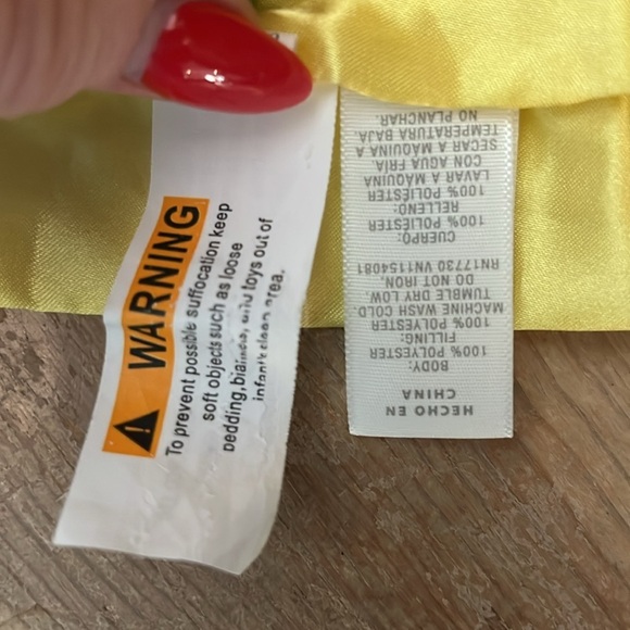 Cloud Island Yellow Plush Chicken Lovey Security Blanket Baby Toy - Picture 6 of 8